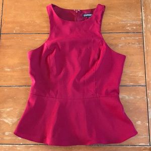 Peplum tank top
